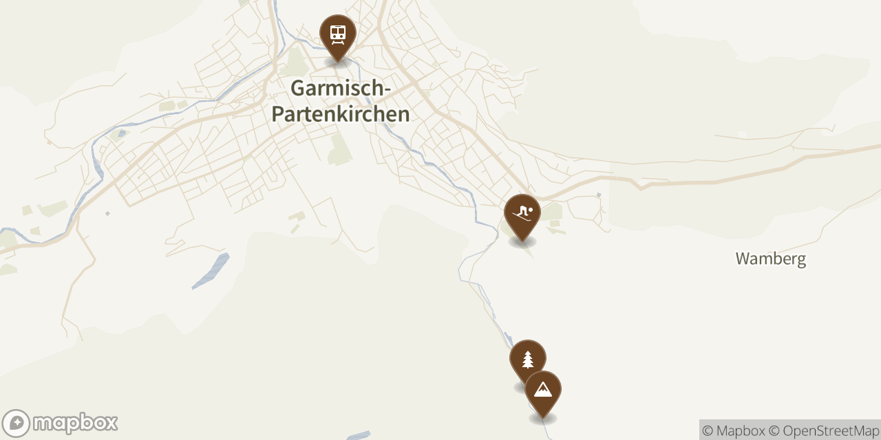map of Partnachklamm