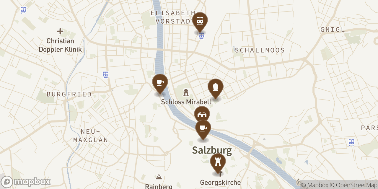 map of Salzburg